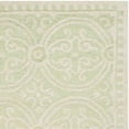 thumbnail image 6 of SAFAVIEH Cambridge Leslie Geometric Wool Runner Rug, Light Green/Ivory, 2'6" x 8', 6 of 7