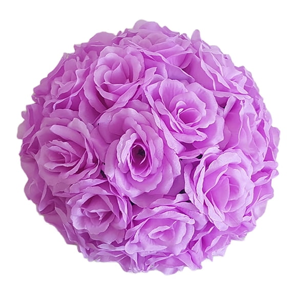 Artificial Flowers Roses Ball,5.12 Inch Plastic Flower Balls For Centerpieces,Artificial Flower Ball For Bridal Wedding Decorations,Artificial Flowers Ball Valentine'S Day Party Centerpieces Decor,U