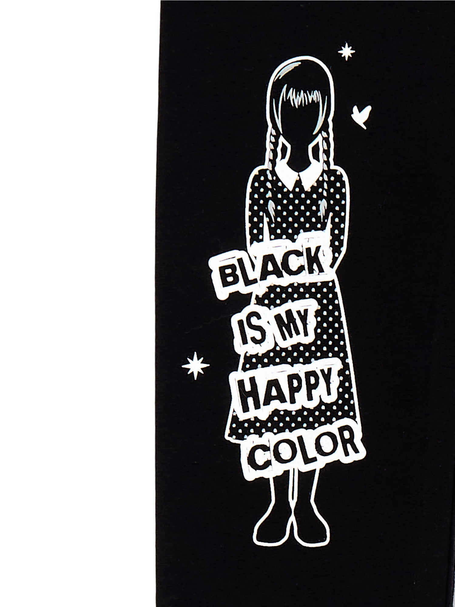 Wednesday Addams Girls Halloween Graphic Legging, Sizes 4-16