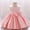 Pink, variant on TAGOLD Toddler Girls Satin Embroidery Rhinestone Bowknot Birthday Party Gown Long Dresses Beige 2-3Years
