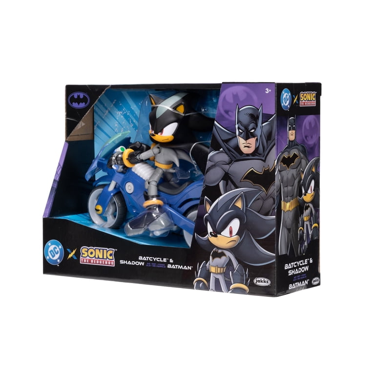 sonic×ザフラッシュ shadow×バットマン DC アクション フィギュア Sonic X DC Shadow As Batman 5 inch Scale Action Figure with