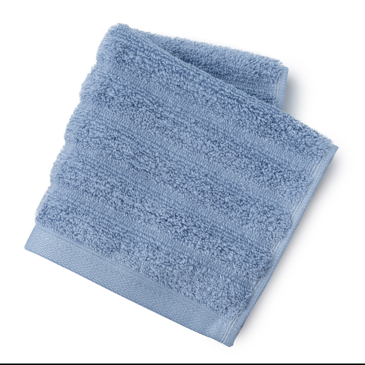 Mainstays Performance 6-Piece Towel Set, Textured Blue Linen - image 5 of 6