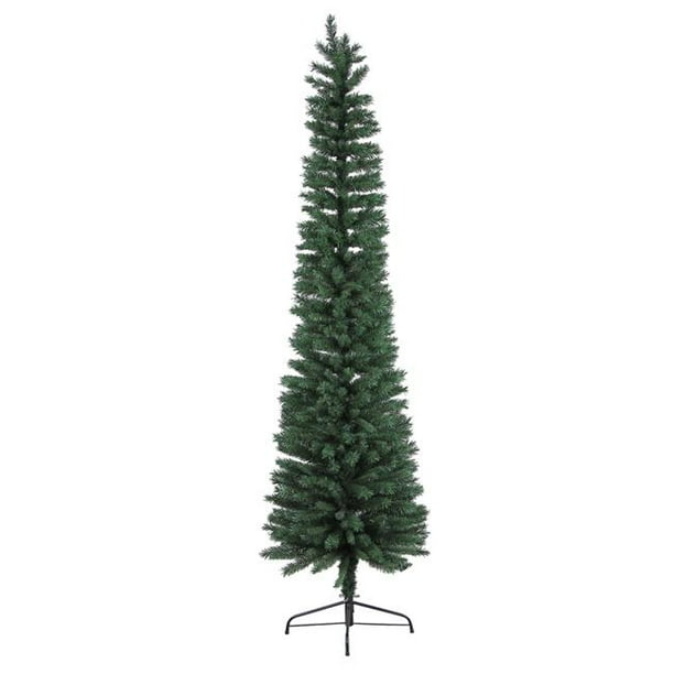7.5 ft. Artificial Christmas Pencil Tree with 566 Tips