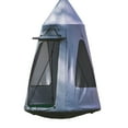 thumbnail image 1 of Open Box gobaplay Hanging Tent for Round Platform Swing with Removeable Cover, Grey, 1 of 11