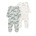 thumbnail image 1 of Pack de 2 mamelucos Child of Mine para Bebé Niño 2 Piezas con Estampado de Dinosaurios Multicolor Talla 0 Meses, 1 of 4