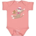 thumbnail image 3 of Inktastic Sock Monkey Gingerbread Boys or Girls Baby Bodysuit, 3 of 5