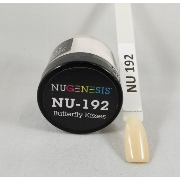 NUGENESIS Nail Color Dip Dipping Powder 1.5oz/jar - NU192 BUTTERFLY KISSES