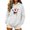 Z02-White#Halloween Hoodie, variant on Feancey Cute Graphic Hoodies for Women Zipper Bear Print Hooded Sweatshirts Fleece Long Sleeve Oversized Pullover Tops Beige L