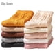 thumbnail image 2 of Calcetines de hilo de algodón para mujer, medias gruesas de tubo medio, cálidas, de Color sólido, informales, para el trabajo, para otoño e invierno, 5 pares, 2 of 4
