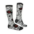 thumbnail image 3 of Haiem Spiders Socks, Funny Novelty Crazy Design Cotton Socks Sports Socks Knee High Socks For Men, Women,1Pairs - Gift For Working Friends, 3 of 8