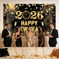 thumbnail image 3 of TIELUTT Happy Years Eve 2026 Large Years 2026 NewYear Eve Banner Party Large Garages for Flag Small on Will You Be My Valentine Banner Pennant Flags Triangular Flags on A String Coffee Table Runners, 3 of 4