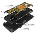 thumbnail image 3 of DALUX Hybrid Kickstand Holster Phone Case Compatible with GALAXY A51 4G (2020) - Brown Mythic Cat, 3 of 3