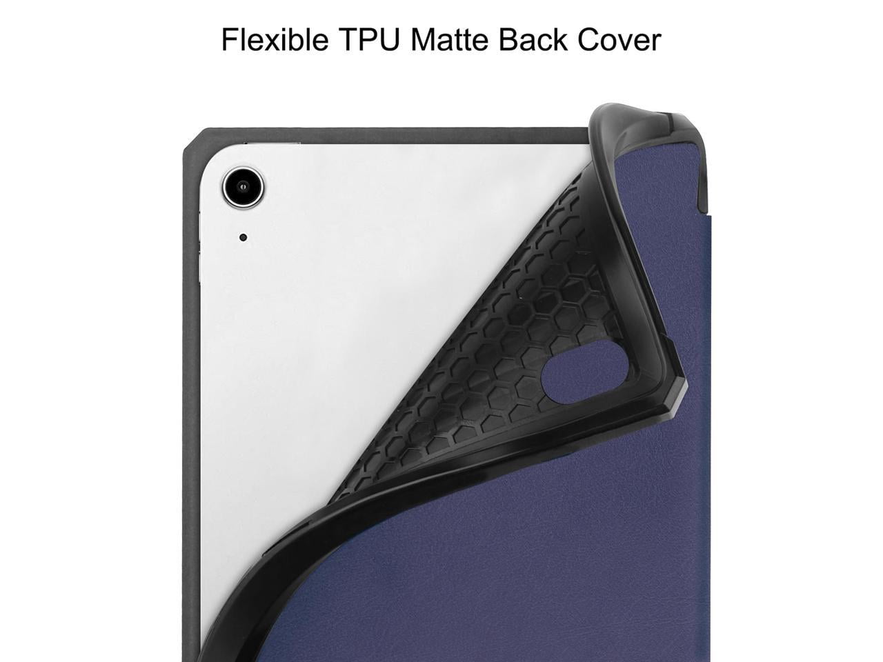 New iPad Mini 6 Case 2021 with Pencil Holder - [Full Body Protection + 2nd Gen Apple Pencil Charging + Auto Wake/Sleep], Soft TPU Back Cover for 2021 iPad Mini 6th Generation 8.3 inch