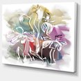 thumbnail image 2 of Bouquet de fleurs texturées abstraites - Art mural floral extra large, 2 of 4