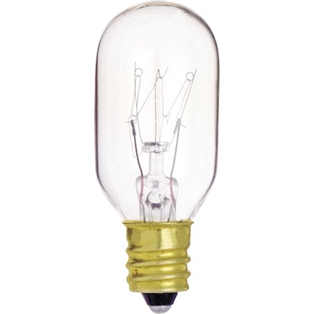 

2PC SATCO PRODUCTS INC. Satco T7 Candelabra Base Incandescent Tubular Appliance Light Bulb
