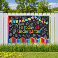 thumbnail image 5 of Chalkboard Style First Day of Kindergarten Banner for School Decoration Classroom Decor Educational Event, 5 of 8