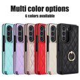 thumbnail image 6 of Decase Compatible with Samsung Galaxy Z Fold7,Wallet Case with Ring and Credit Card Holder, Cash Slot, Premium Diamond Leather Magnetic Clasp Kickstand Heavy Duty Protective Cover,Green, 6 of 6