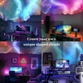 thumbnail image 6 of Cloud Light Multicolor Lightning Changing, 3D Thundercloud LED Light Cotton Lightning Cloud Colorful Atmosphere Night Light, DIY Creative Cloud Lights for Bedroom Gaming Room Indoor, 19.6 Feet, 6 of 10