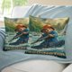 thumbnail image 3 of Paddington en Perú Fundas de almohada de terciopelo con tema, regalos de funda de almohada, decoración para el hogar, cojín de lanzar, regalo de cumpleaños para fans y parejas. 50cm x 50cm., 3 of 6