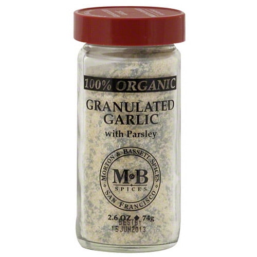 Morton & Bassett Spices 100% Organic Granulated Garlic With Parsley, 2. ...