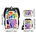 thumbnail image 2 of mochila escolar con estampado de dibujos animados para niño y niña, morral con estampado de dibujos animados de Inside Out 2, bolsa de libros para estudiantes-Backpack Student Shoulder Bag, 2 of 5
