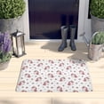 thumbnail image 2 of White Cartoon Unicorn Flower Heart Flannel Non Slip Door Rugs,Washable Door Mats Indoor,Decorative Door Mats,Dirt-Resistant and Absorbent Doormat for Entrance,Bedroom,Kitchen,Bathroom,31.5"x17", 2 of 4