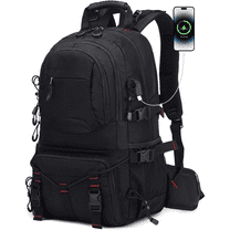 Nerlion 40L Hiking Backpack Travel Backpack for Men Women Camping Waterproof Outdoor Hiking Daypack Lightweight Backpack (Black)