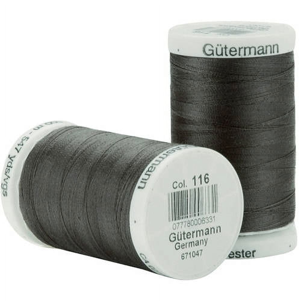 Lot of 4 Gutermann Polyester Thread 110/220 Yd Color #s: 445, 446, 469, 774