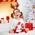 thumbnail image 2 of Juego de 5 pares de gafas de Navidad novedosas con lentejuelas para fiesta de Navidad, gafas creativas divertidas, decoración navideña, gafas de disfraces para niños y adultos, decoraciones Adepaton WLJ-2193, 2 of 4
