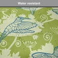 thumbnail image 7 of Hummingbirds Chair Seating Cushion Set of 4, Birds Pattern on Floral Background Springtime Garden Wings, Seat Pads for Office with Anti-slip Backing, 16"x16", Lime Green Blue Cream, by Ambesonne, 7 of 7