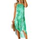 thumbnail image 3 of G and PL Vestido largo de playa para mujer, informal, sin mangas, con abertura lateral, halter, 3 of 5