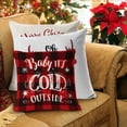 thumbnail image 2 of Christmas Pillowcase Cushion Cover Christmas Home Decoration Xmas Tree Elk Print Pillowcase, 2 of 8
