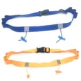 thumbnail image 1 of Cinturón con número de carrera de 2 piezas con 6 presillas de gel para correr, ciclismo, triatlón, maratón, 1 of 5