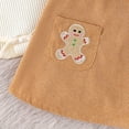 thumbnail image 5 of Kogui Baby Christmas Outfit Outfit Girl Long Sleeve Romper Ruffle Skirt Sets Fall Clothes 1 3 Months (Yellow,1-3 Months), 5 of 9