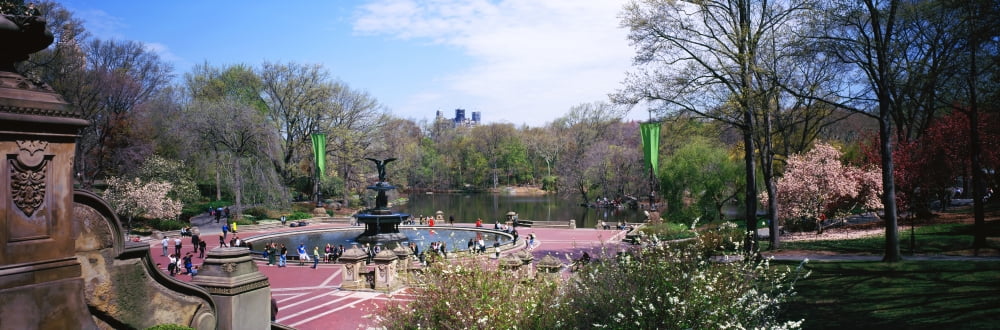 Fountain In A Park