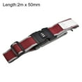 thumbnail image 2 of Uxcell Luggage Strap Suitcase Belt with Buckle, Combination Lock, 2Mx5cm Adjustable PP Red Gray, 2 of 6