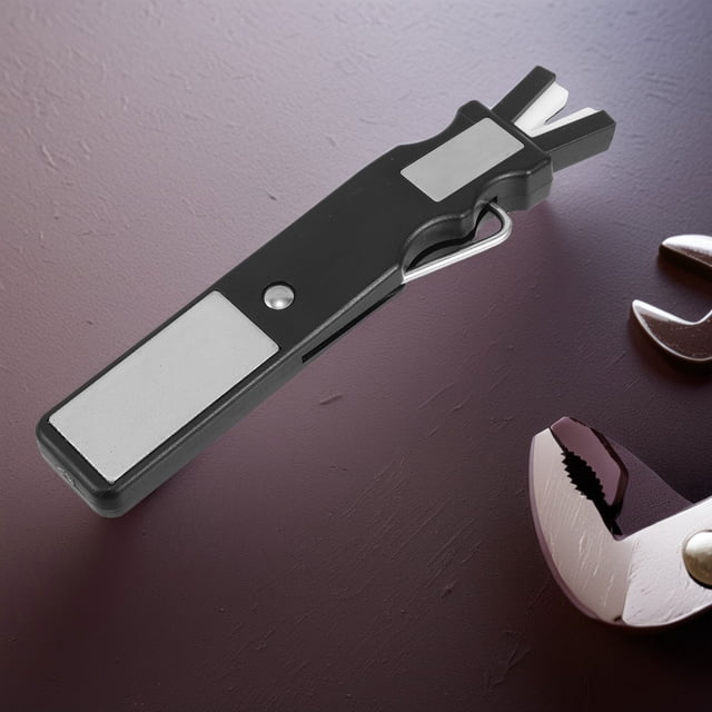 FESTFENDS Multi Use Ice Skate and Hockey Blade Sharpener with Precise Flat Ceramic Grindstone