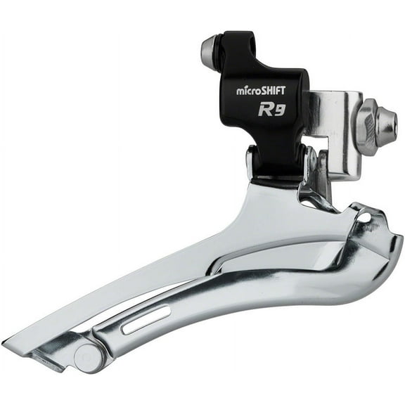 microSHIFT R9-F Double Front Derailleur - 9-Speed Double 46-52t Max Braze-On Shimano Road Compatible