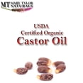thumbnail image 5 of Castor Oil 16 oz, USDA Certified Organic, Cold Pressed, Unrefined, Premium Grade Castor Oil for Hair Growth, Eyelashes, Eyebrows, Amazing Moisturizer for Skin and Hair By Mary Tylor Naturals, 5 of 6