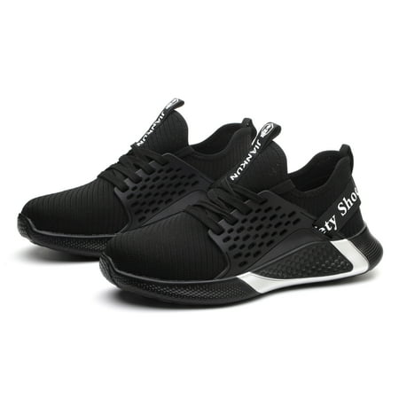 

Steel Toe Shoes for Men Women Indestructible Work Shoes Lightweight Comfortable Safety Sneakers Nonslip Industrial Construction Shoes