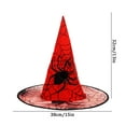 BAOQIN Halloween party decorations Witch Hats for Women Child Witch