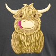 thumbnail image 3 of CafePress - Happy Highland Cow Men's Comfort Colors® T Shirt - Mens Comfort Colors Shirt, 3 of 5