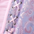 thumbnail image 5 of Roncen Women's Corset Boned Floral Overbust Lingerie Bustier Bodyshaper Top, 5 of 7