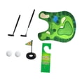 thumbnail image 3 of Juego de minigolf,Divertido juguete deportivo para el inodoro,regalo novedoso para el baño,Juego de regalo de minigolf para el baño,Juego de minigolf con raqueta y pelotas. Tapete de, 3 of 8