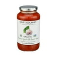 thumbnail image 3 of (2 pack) Dave’s Gourmet Organic Roasted Garlic and Sweet Basil Tomato Pasta Sauce, Perfect for Spaghetti, Shelf-Stable, Gluten-Free, Vegan, 24oz Jar, 3 of 17