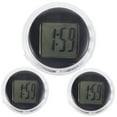 thumbnail image 4 of LEORX 3Pcs Mini Motorcycle Clocks Black ABS Plastic for Motorcycle Accessories 1.2in, 4 of 7