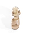 thumbnail image 4 of Sandalias DREAM PAIRS con Plataforma y Tacones Gruesos para Mujer Nude Talla 6.5, 4 of 7