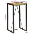 thumbnail image 3 of Mesa de Bar vidaXL de Madera Recuperada 60x55x110 cm Estilo Industrial, 3 of 9