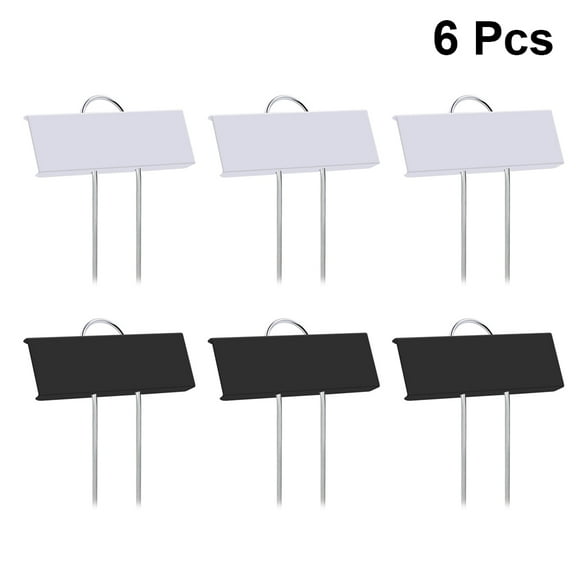 6pcs Metal Plant Labels Stainless Steel for Gardening Use Assorted Color Home and Balcony 3pcs Each