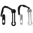 thumbnail image 1 of Mobutofu 2 Pcs Screen Door Safety Chain Stainless Steel Black Adults Home Security, 1 of 6